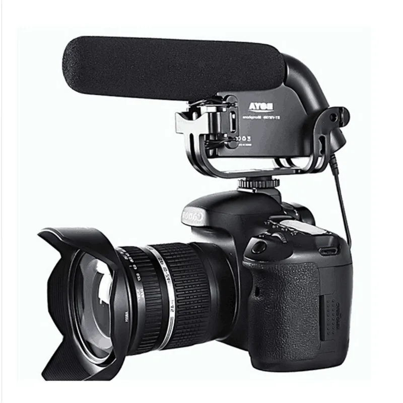 BOYA VM190 суперкардиоидные ружья конденсаторный микрофон для Canon Nikon Pentax HDSLR камера