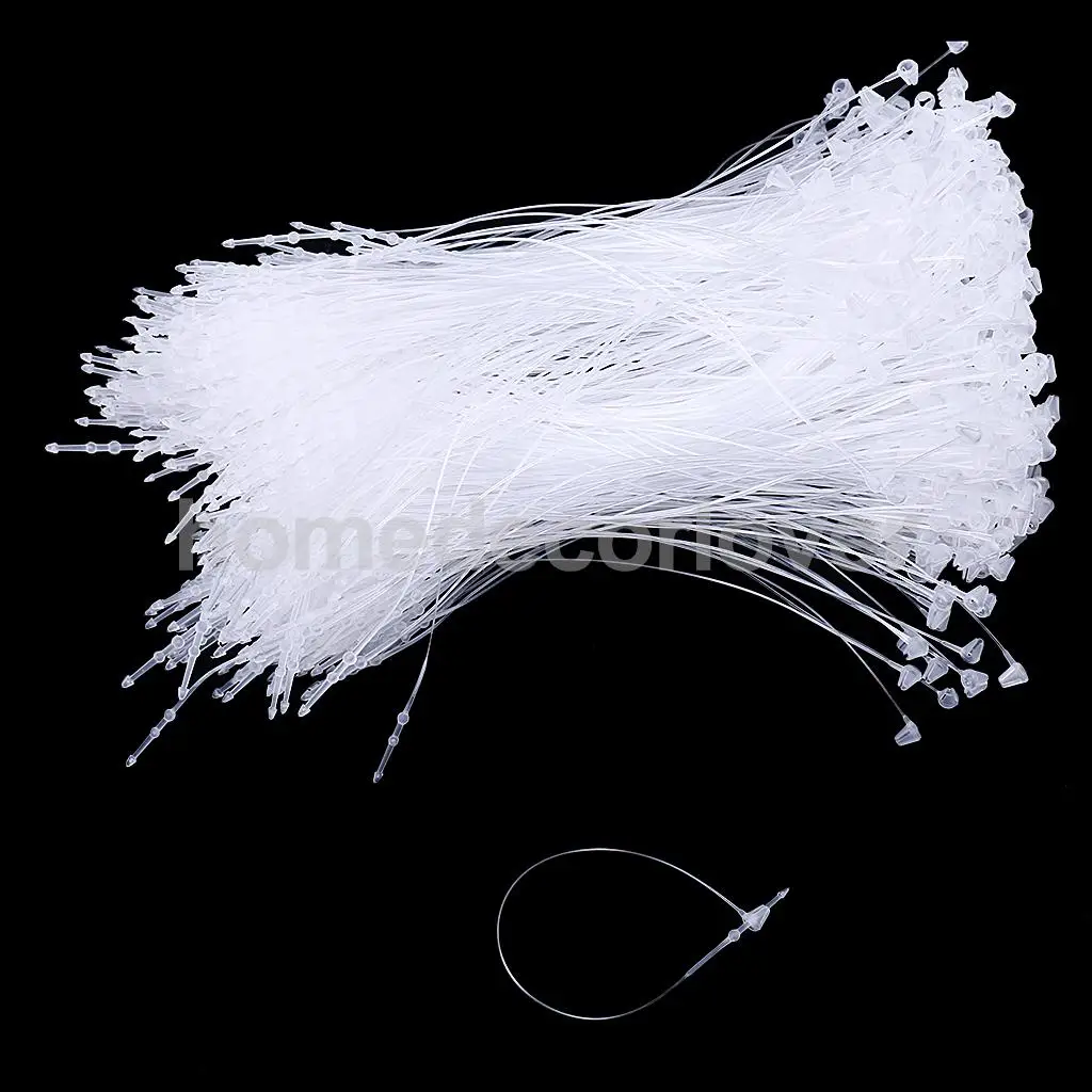 

1000 шт пластиковые бирки для подвешивания веревка защелкивающаяся застежка для ручного использования маркировочные принадлежности 8/13/23 см