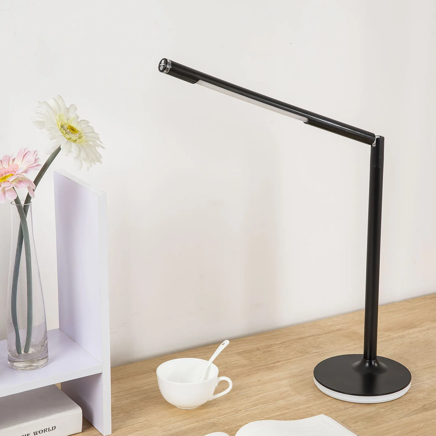 LED Desk Lamp with USB Charging Port Eye Care Dimmable 3 Color Temperatures unlimited Stepless dimming Bright | Лампы и освещение