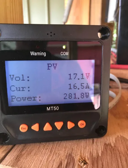 EPever дистанционный измеритель MT-50 для солнечные батареи EPSolar Контроллер ЖК-дисплей подходит для Tracer-AN/BN серии 10-100A MPPT солнечный регулятор