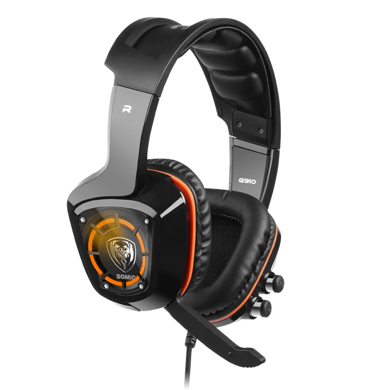 Somic G910 наушников 7 1 Surround Sound Gaming вибрации гарнитура наушники USB с микрофоном PC бас