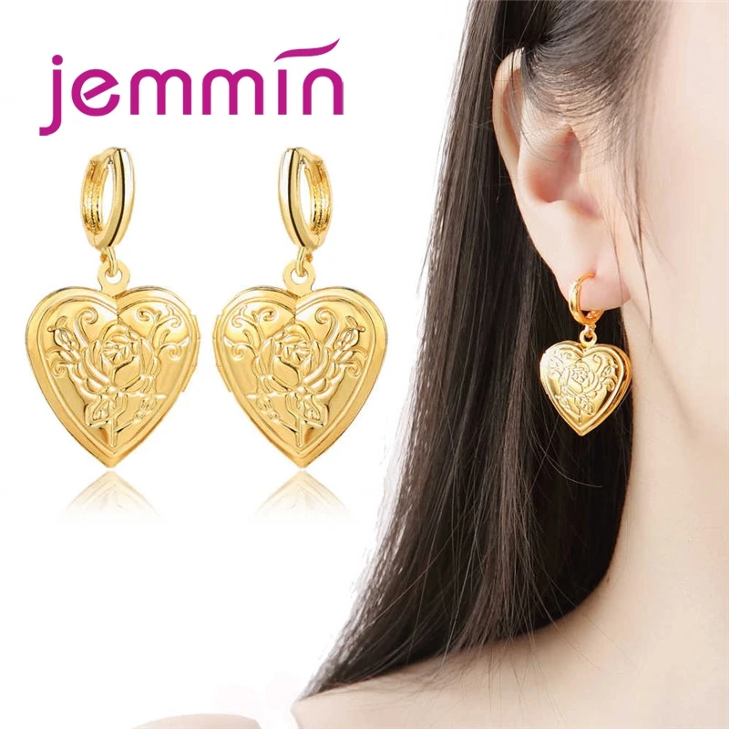 New Arrival Elegantment Style Heart Exquisite Flower Design 925 Sterling Silver Earring Jewerly Girls Anniversary Gift | Украшения и
