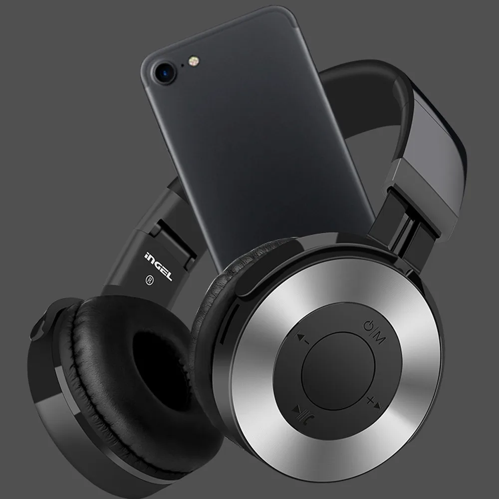 Новинка наушники bluetooth над ухом Hi Fi стерео Беспроводная гарнитура музыкальные с