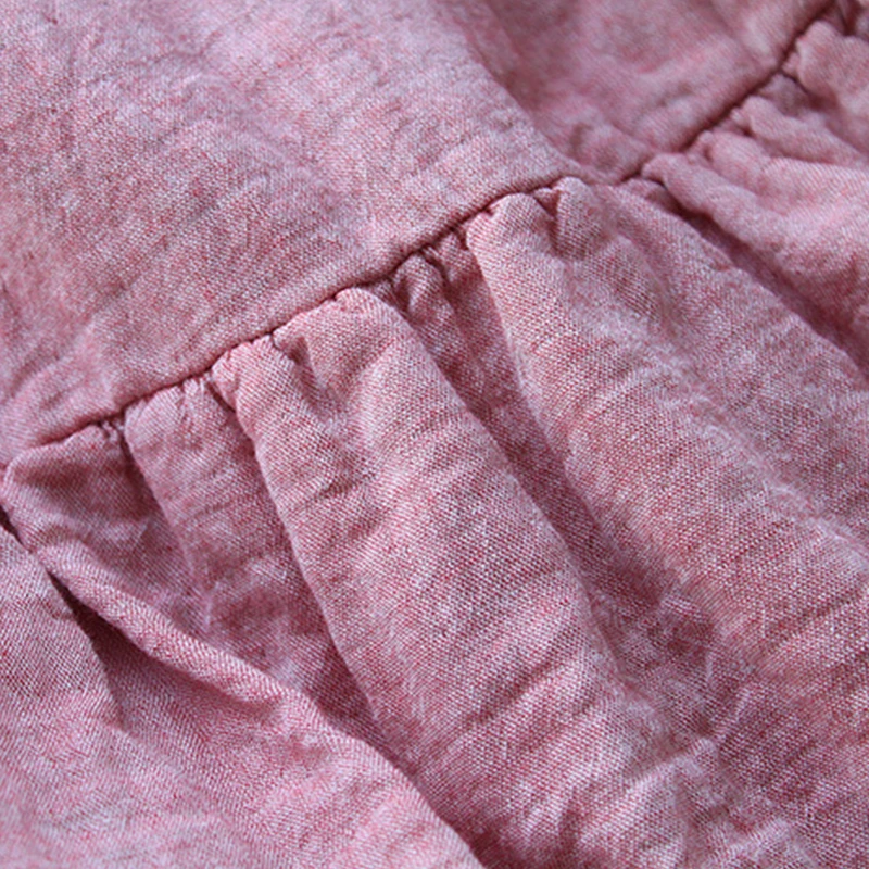 Японская лесная девушка Мори 2017 Весна Женская кружевная Однотонная рубашка с