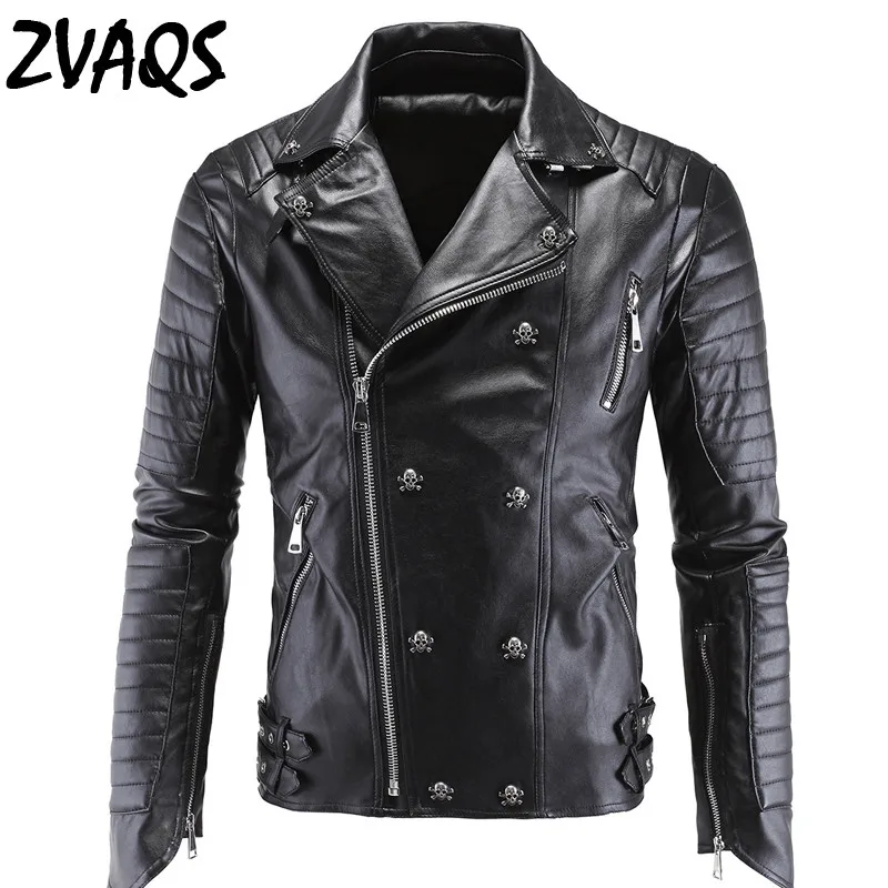 Кожаная мужская куртка с отложным воротником кожаная мужские кожаные куртки в