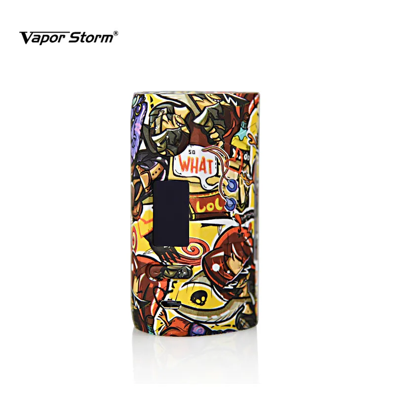 Vapor Storm Storm230 TC Box MOD 200W Unique Graffiti Body with OLED Display Fall-proof &amp Scratch-proof Design e-cigarette Mod |