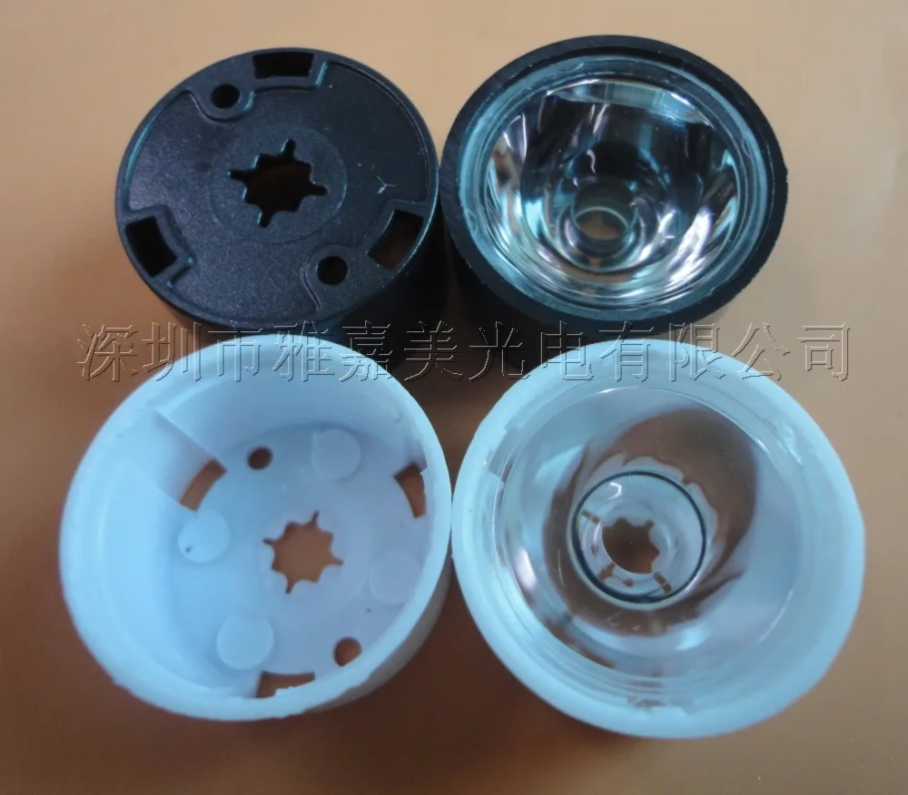 Светодиодная линза CREE диаметром 21 5 мм Гладкая поверхность 10 15 20 30 45 60 85 градусов