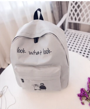 Новая холщовая круглая квадратная сумка через плечо с принтом рюкзак|shoulder bag