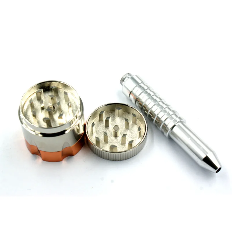 2018 high quality Tobacco Grinder With Hand Zinc alloy Crank Crusher Smoke Grinders |
