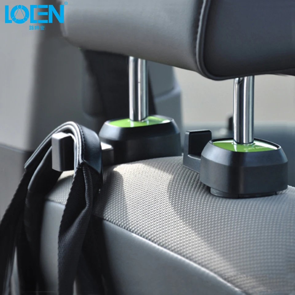 LOEN 2 шт. авто детали крепления зажим для автомобиля Портативный крючок на спинку