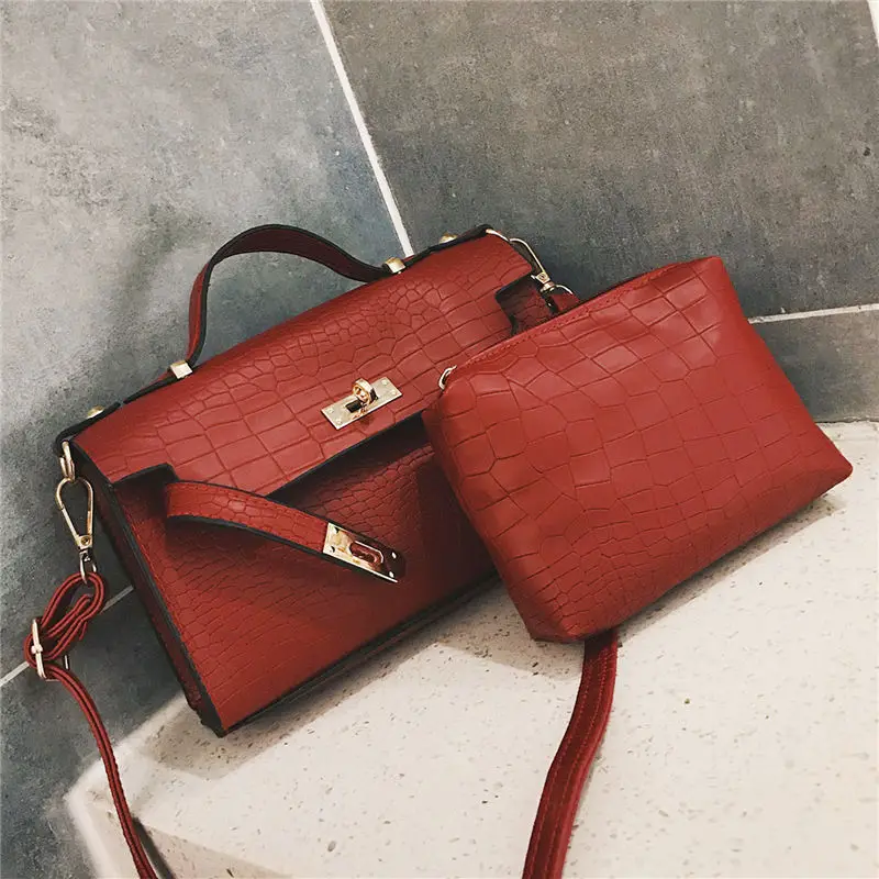 New 2019 Fsshion Alligator Purses Handbags Luxury Women Messenger Bags Handbag Shoulder Bag Clutch Purse Sac A Main HB501 | Багаж и сумки