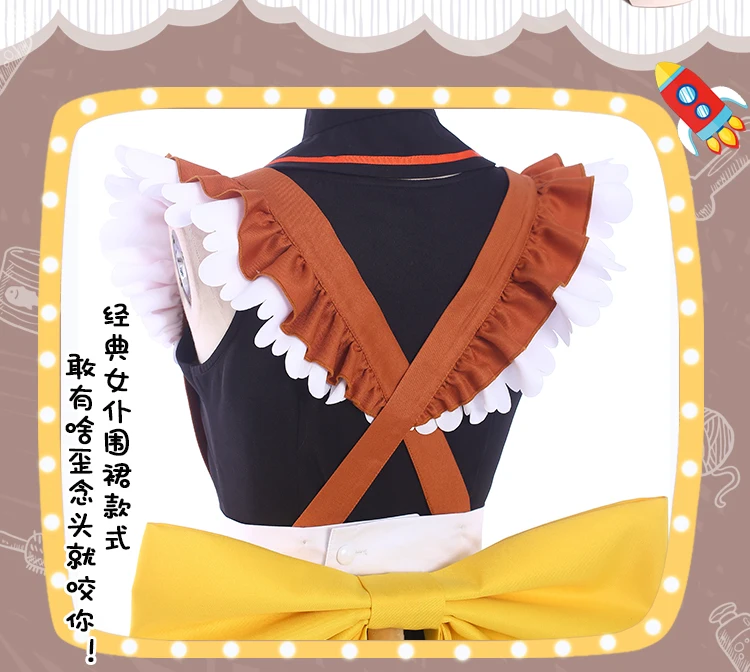 Аниме горничной Кофейня Bakugou костюм кацуки для косплея костюм кошки платье горничной
