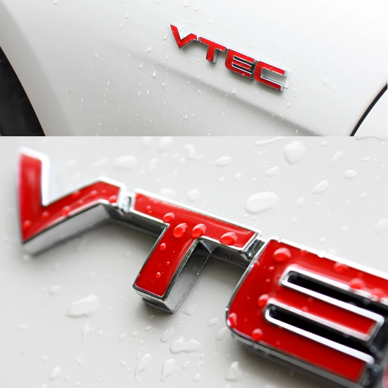 3D VTEC полностью металлический сплав цинка автомобильный Стайлинг рестайлинг