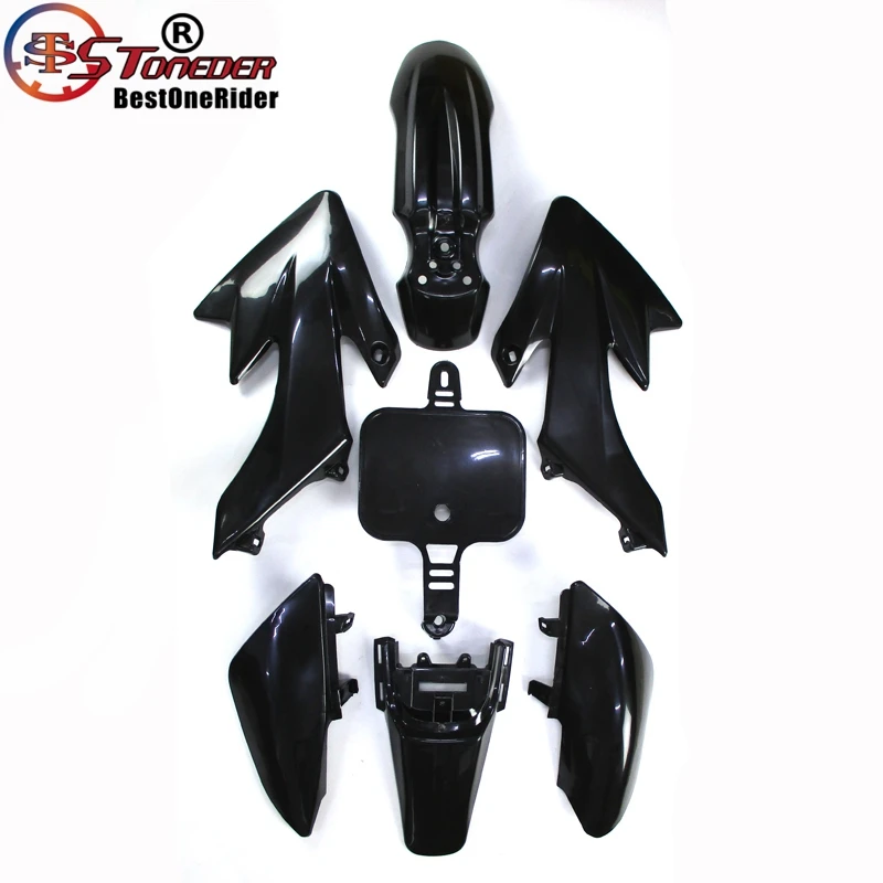 Черный Пластиковый обтекатель для CRF50 XR 50 70 cc 90cc 110cc 125cc 140cc 150cc 160cc Piranha Coolster Pitsterpro GPX