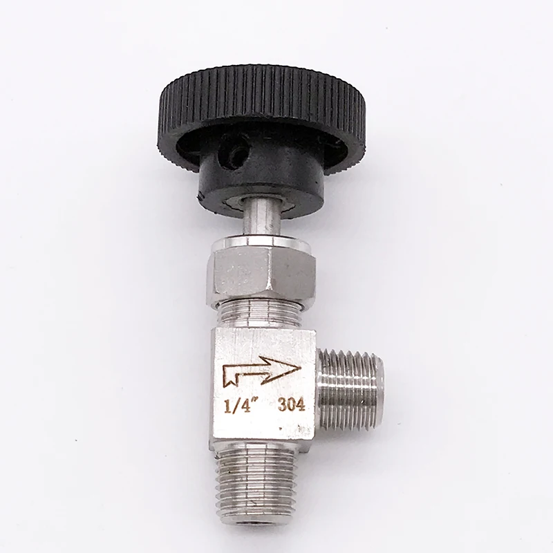Игольчатый клапан с регулируемым прямым углом 1/8 &quot1/4&quot 3/8 &quot ZG резьба из