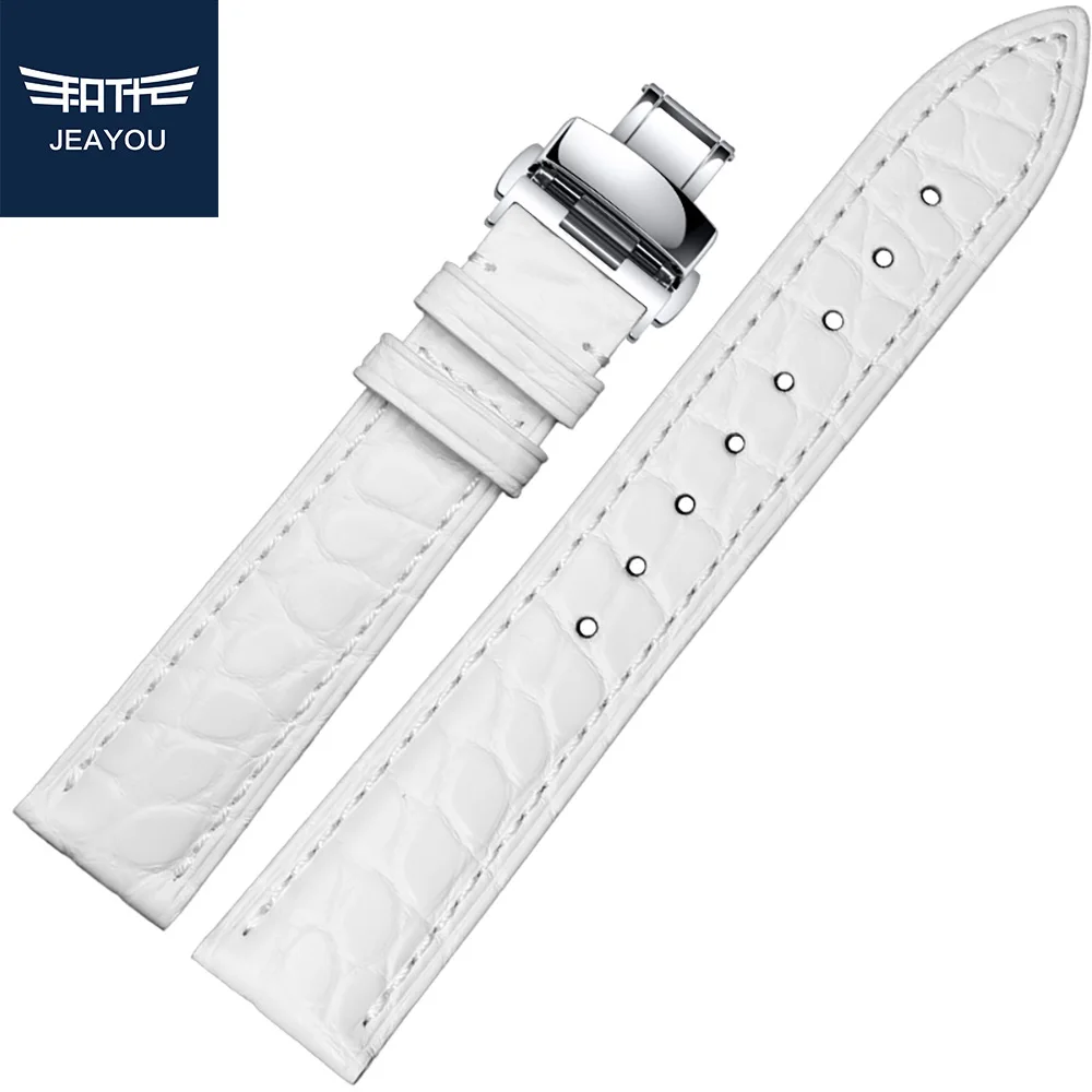 JEAYOU настоящий Аллигатор хорошее качество часы браслет для женщин Tissot/Mido/Casio
