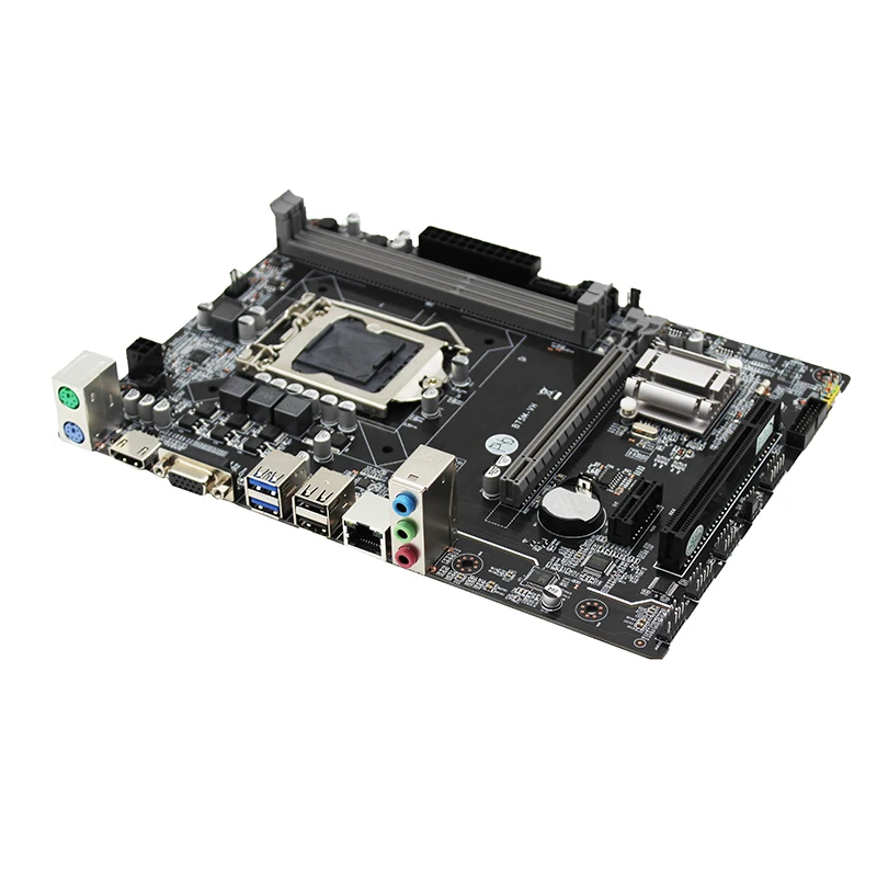 Новый B75M VH B75 LGA 1155 USB3.0 USB 3 0 DDR3 двухканальный 1600/1333/1066 DIMM для настольных ПК Intel Core 2/3