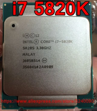 Оригинальный процессор Intel CORE i7 5820K телефон 3 30 ГГц 15 Мб 6 ядер телефон|Процессоры| |