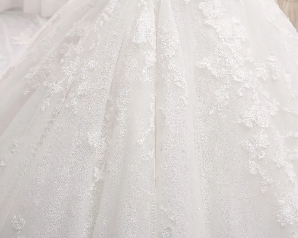 Винтажное свадебное платье со шлейфом и длинной талией 2018|ball gown wedding dresses|vintage