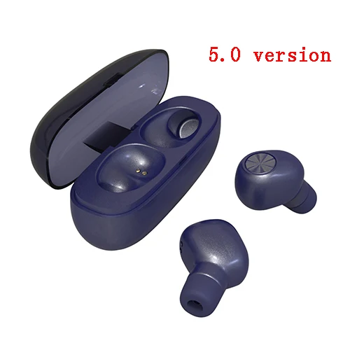 5.0 version Водонепроницаемые TWS мини беспроводные наушники bluetooth наушники беспроводные Bluetooth наушники 5,0 гарнитура для iphone с зарядным устройством - Цвет: 5.0 version