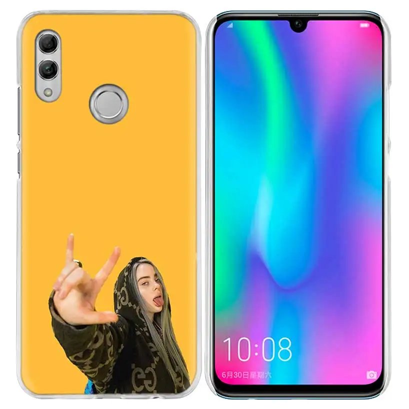 12 Чехол Billie Eilish Music Singer для Huawei Honor 8X Y9 9 10 Lite Play 8C 8S 8A Pro V20 20i 10i Y6 Y7 жесткий чехол для телефона из ПК - Цвет: 12