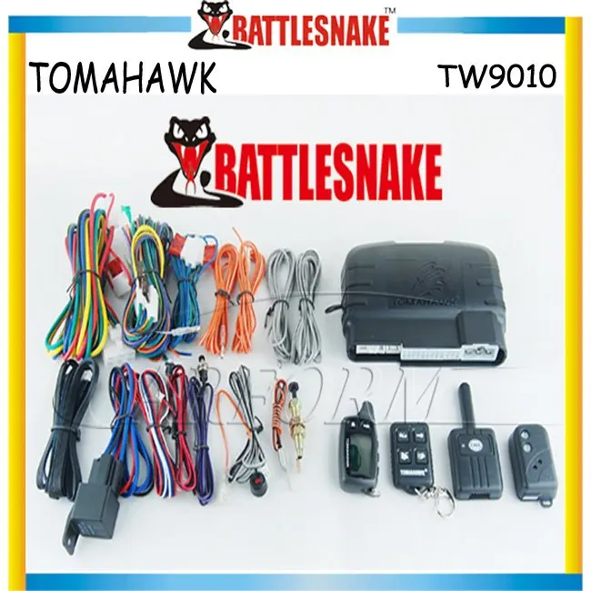 Оптовая Бесплатная доставка двухсторонней автосигнализации tomahawk TW9010 Русская