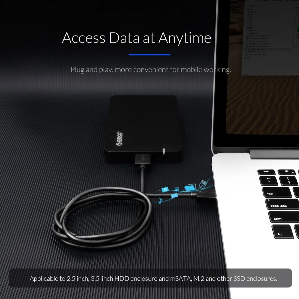 ORICO кабель Micro USB 3 0 высокоскоростной для передачи данных шнур мобильного жесткого