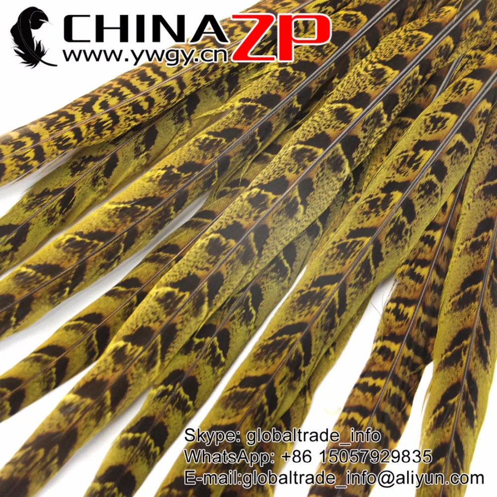 CHINAZP Factory 100 шт./лот размер от 12 ~ 14 дюймов (30 35 см) окрашенные желтые хорошего