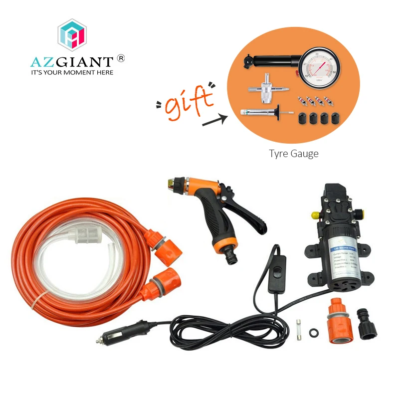 Портативный автомобильный мойщик AZGIANT аппарат для мойки высокого давления 12 В с