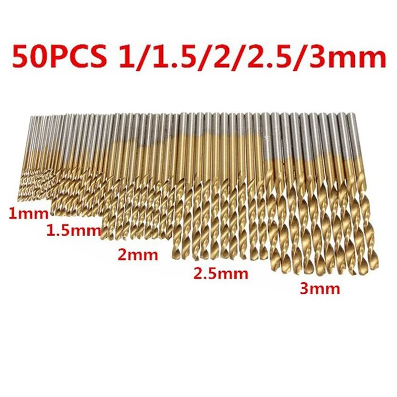 

Hot sale 55 PCS HSS 4241 Countersink Cone Drill Bit Set and High Speed Steel HSS Titanium Twist Drill Bits (1 mm-3 mm)