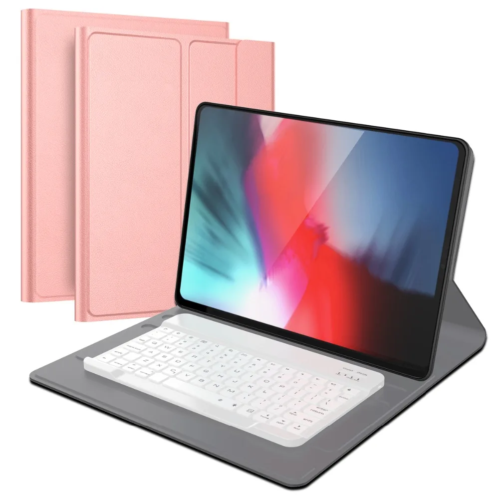 Для iPad Pro 12,9 дюйма планшет чехол с Беспроводной США клавиатура из искусственной кожи клавиатуры для планшетов Чехол для iPad Pro крышка