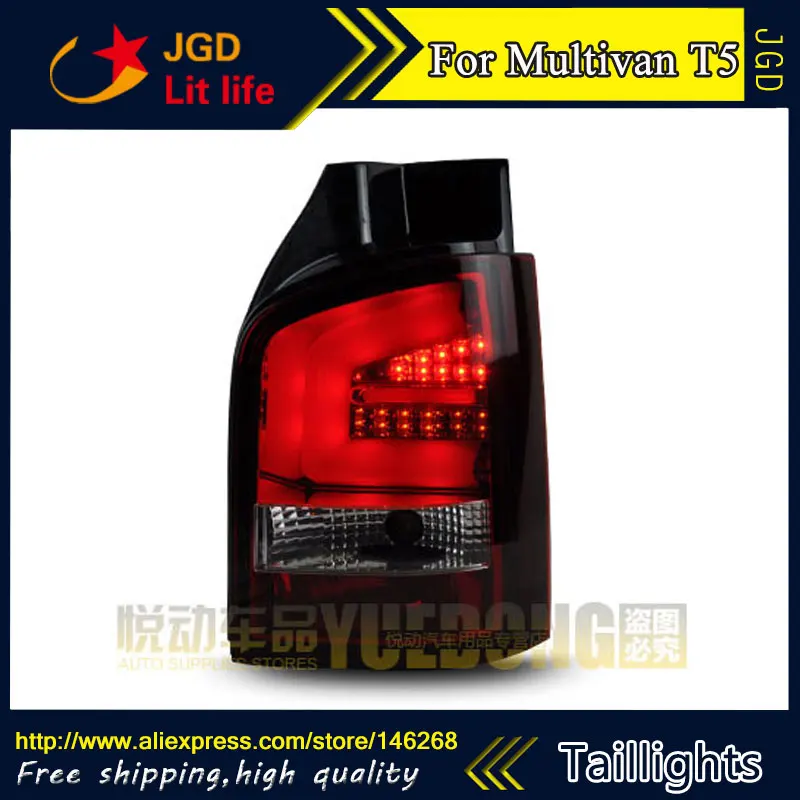 Автостайлинг задние фонари для VW Multivan T5 светодиодные крышка багажника drl + сигнал