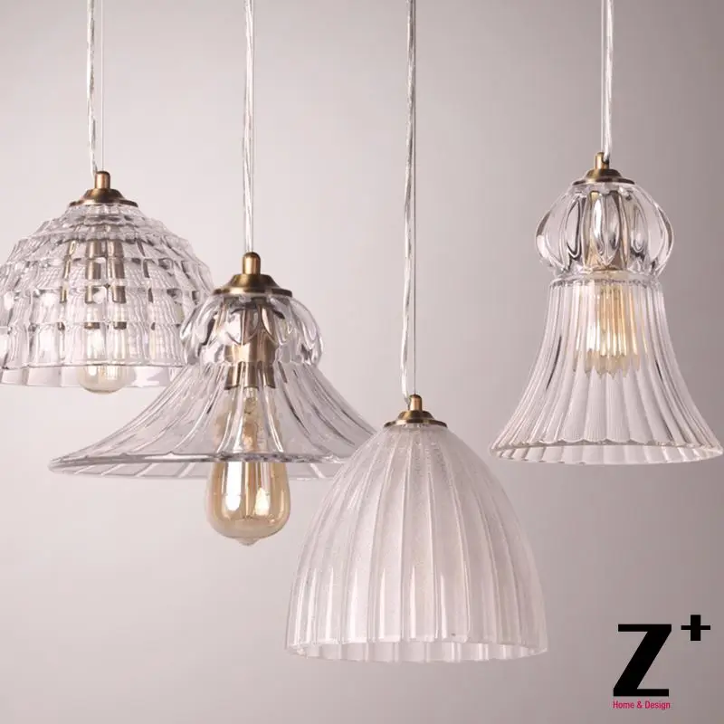 

New Light Art Deco Glass Lampshade Pendant Light Restaurant Bar Vintage Style