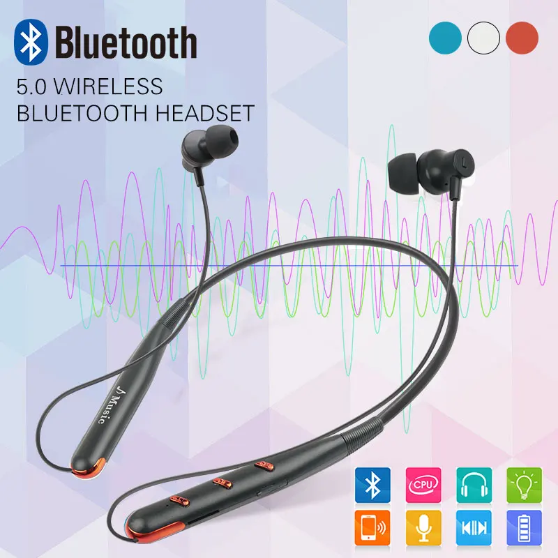 Baolyda долгая жизнь в наушниках Bluetooth Спорт/стерео 5 0 наушники для бега Шея Висячие