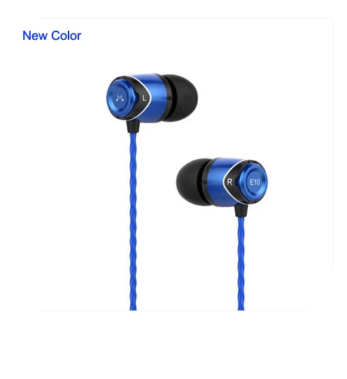 Новые цветные синие наушники SoundMAGIC E10 in ear MP3 MP4 высококачественные с
