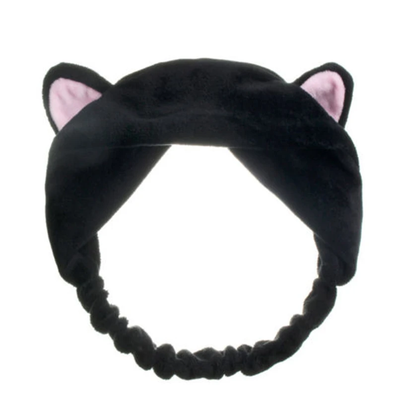 Женский нейлоновый ободок для волос с кошачьими ушками в Корейском стиле мытья