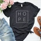 Женская футболка с коротким рукавом, с надписью Faith Hope Love, в подарок