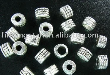 Бесплатная доставка 1050 шт тибетские серебряные Изящные крошечные тюбики с