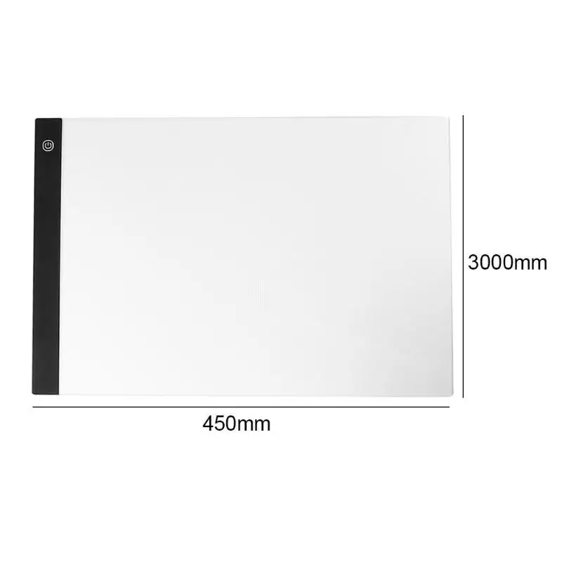 A3 Dimmable яркость светодиодный Рисунок доска для рисования 3 типа режима затемнения цифровой планшет сенсорная копировальная пластина для детей