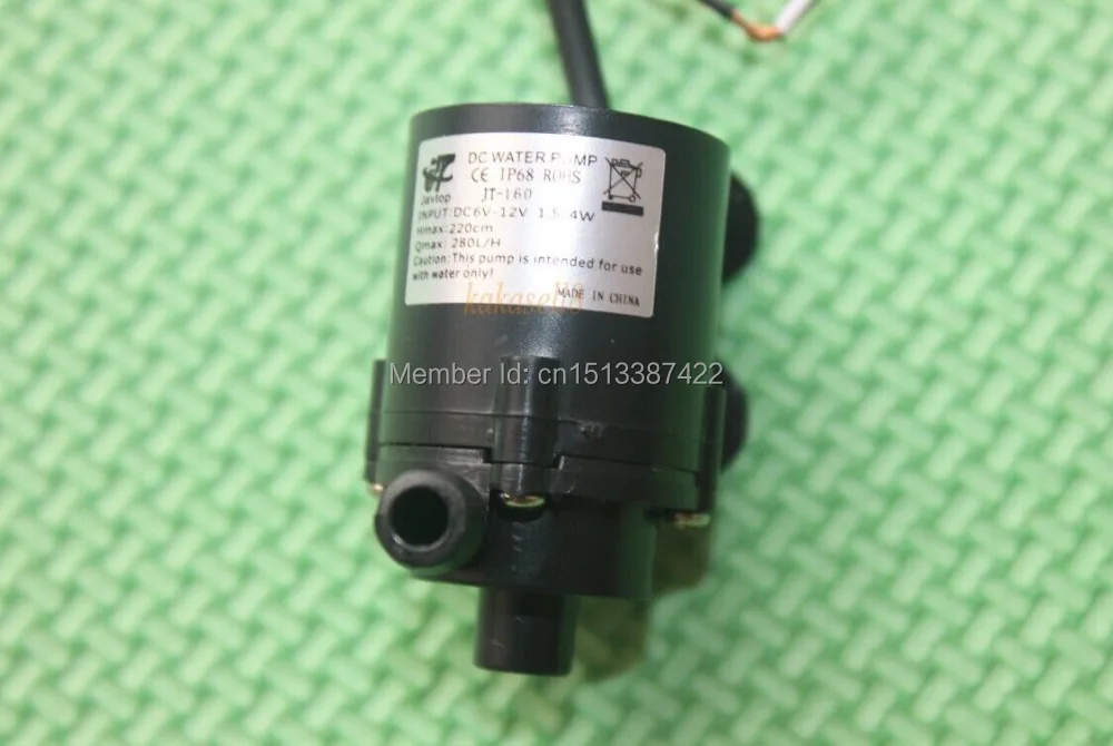 С источником питания от постоянного тока 6V 12V Мини Micro Бесщеточный погружной
