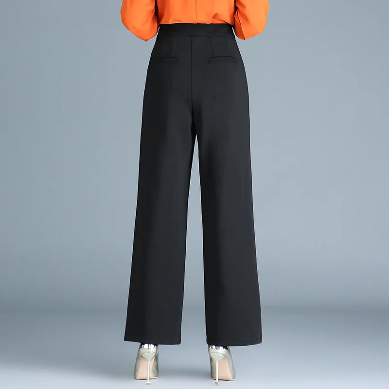 Весна 2020 Новое поступление корейские повседневные штаны с высокой талией