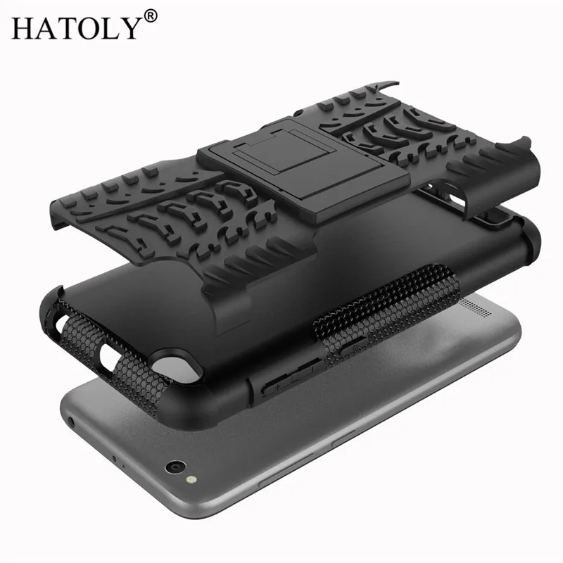 For Xiaomi Redmi 5A Case Anti-knock Bumper Heavy Duty Armor Stand Hard Back Cover Silicone Phone | Мобильные телефоны и