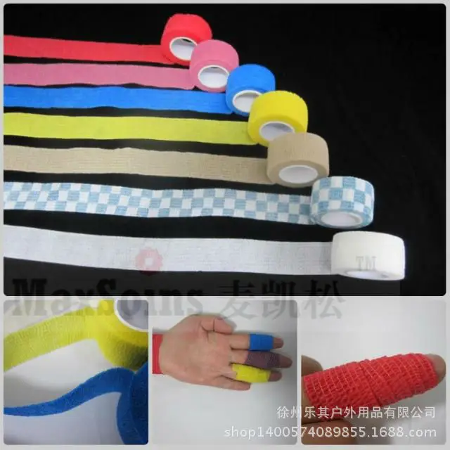 Colorful Self Adhesive Tape With Pet Wound Dressing Multi Color Medical 2.5cm|tape line|tape tooltape |