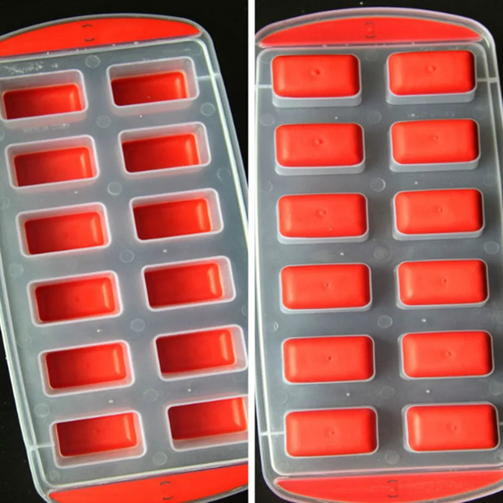 Easy To Clean Practical Food Grade Silicone Chocolate Mold Maker Ice Cube Tray Freeze Mould Bar Pudding Jelly | Инструменты