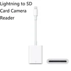 Устройство для чтения SD-карт Lightning для iPhone 11 Pro Max,iPad, адаптер OTG, ключ для Камеры Apple, 128 ГБ 200 ГБ, видеофайл для фотосъемки iOS13.1