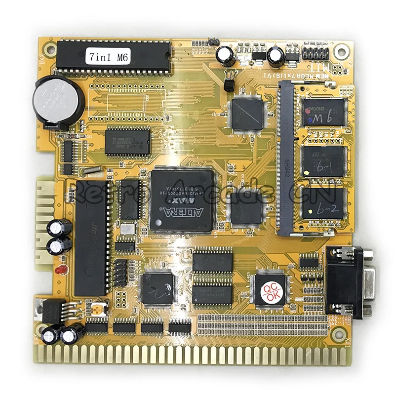 Слот Игры PCB Мега 7 в 1 фруктовый коктейль игровая доска Lucky Haunter для аркадная казино, слот-машины игры