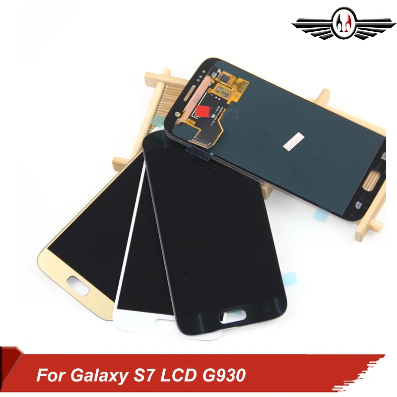 ЖК дисплей + сенсорный экран для Samsung GALAXY S7 G930 G930F G930A G930V G930T рамка высшего