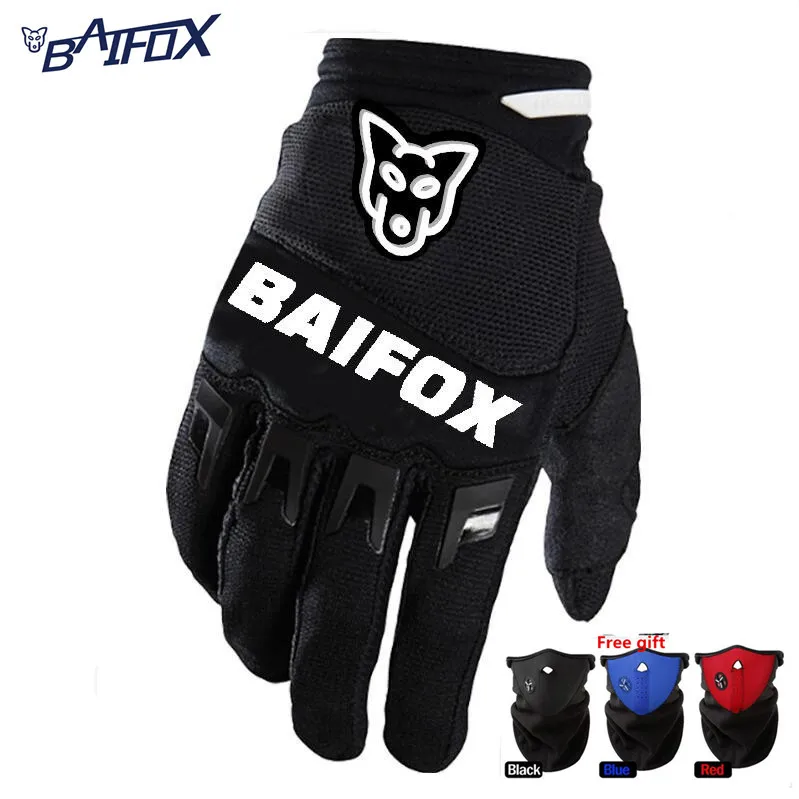 Мужские и женские перчатки для мотокросса с полным пальцем защиты рук длинным