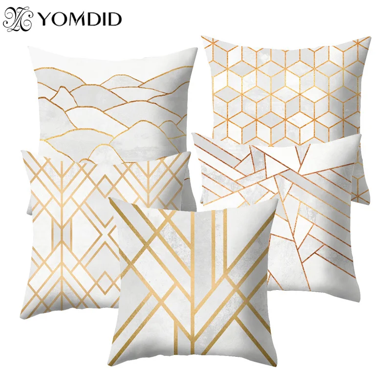 

Throw pillowcase Cushion Cover Geometric Pillowcase Home Decor Chair Decorative fall pillow covers cojines decorativos para sofa
