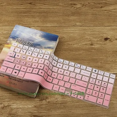 Gradualpink Для hp OMEN 15-DC 15," серии 15-dc0850nd 15-dc0805no 15-dc0803no 15-dc0400ng игровой чехол для клавиатуры ноутбука протектор кожи - Цвет: Gradualpink